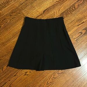 Zara Black High Waisted Flowy Shorts